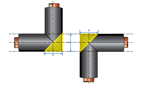 اتصال عرضی با استفاده از عایق لوله ای الاستومری- گروه صنعتی لینکران